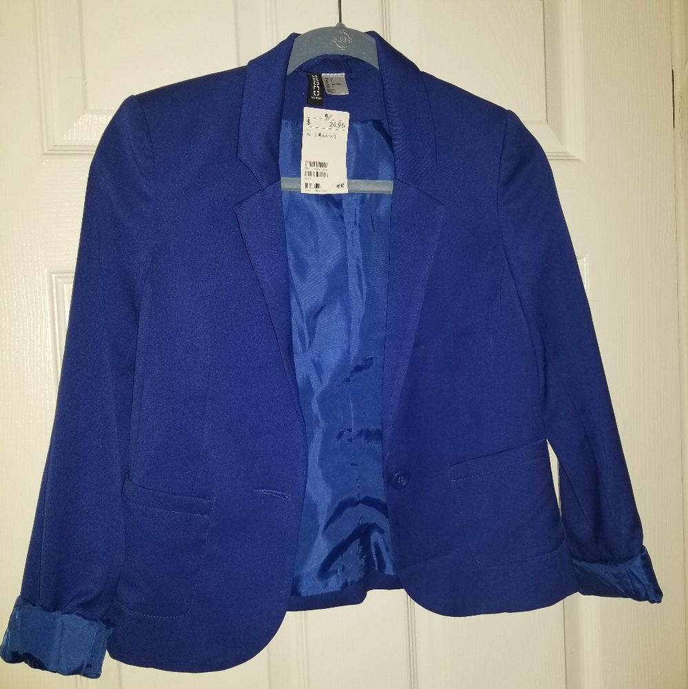 Cobalt blue blazer